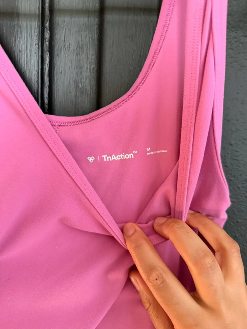 Aritzia Hot Pink Sleeveless Romper - Picture 3 of 4